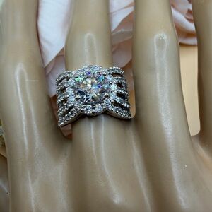 💎 Women's Fashion Diamond Ring 💍 size 7